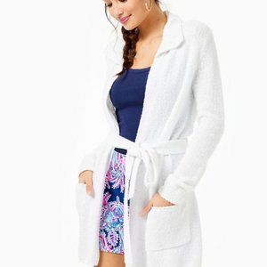 Lilly Pulitzer White Beckley Cardigan